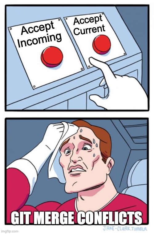 git merge conflict
